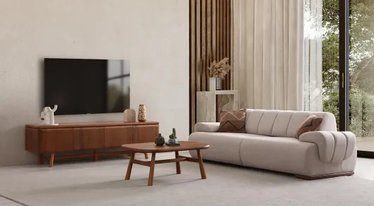 Product img 1, Truva Ahşap Ayaklı Tv Ünitesi